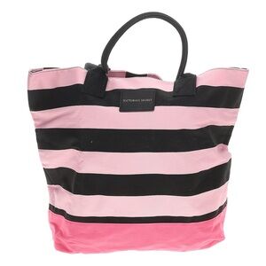 Victoria's Secret Bold Pink and Black Tote